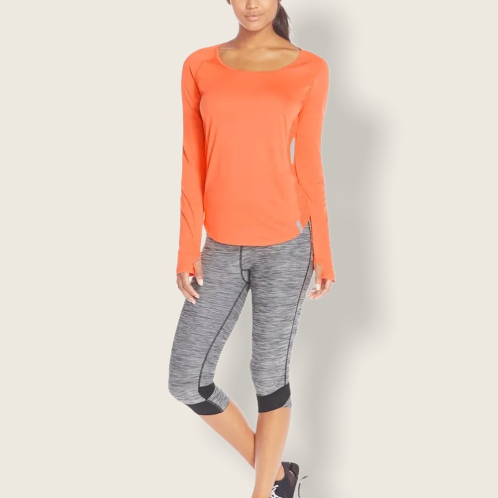 Under Armour 'Fly By' Print Compression Capri Athletic Legging